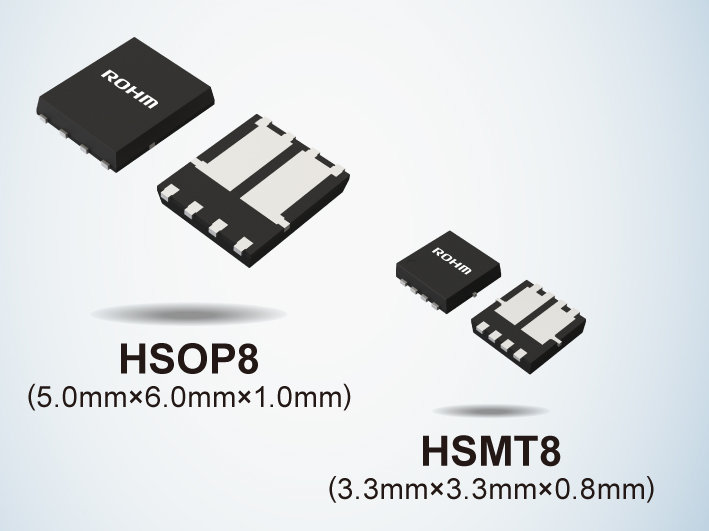 Nueva gama de 5 nuevos modelos de MOSFET duales de 100 V de baja resistencia de conducción de ROHM